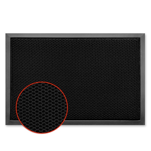 Fussmatte Imperial 1000 - Innovatives 3D-Netz zur effektiven Filterung - Schwarz / 60 x 90 cm