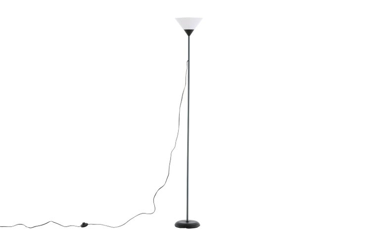 Batang Beleuchtung Stehlampe 25,4x25,4x178cm Kunststoff grau, schwarz, weiß. 26 X 26 X 178 cm