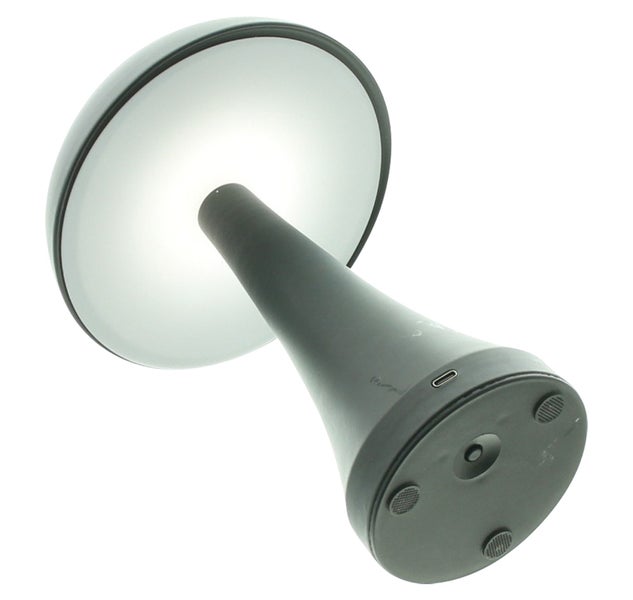 FRANK FLECHTWAREN | LED-Lampe Pilz, METALL, KUNSTSTOFF, 15,5 x 15,5 x 21,5 cm