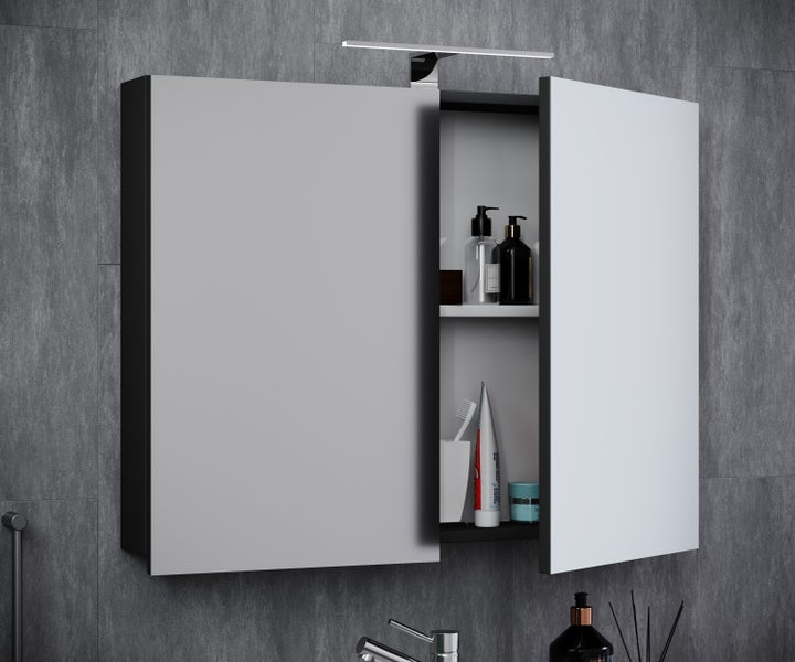 Spiegelschrank Spiegel Badezimmer Badinos 59x60 cm