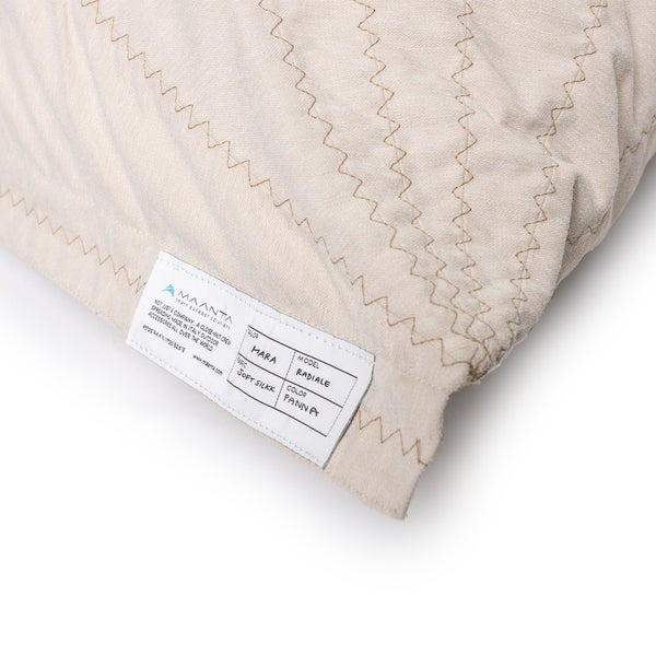 Sitzsack Extra Large Komfort Panna 100X100X100Cm - Maanta® Randa Xl