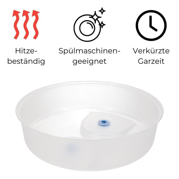Mikrowellenhaube 27 cm Mikrowellen Deckel Microwelle Abdeckhaube Abdeckung Haube
