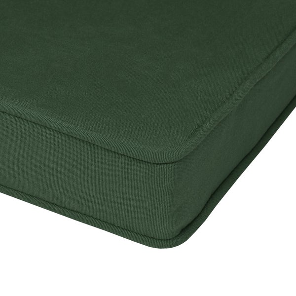 Beautissu Loft BK Bankauflage 150x48x5cm Dunkelgrün