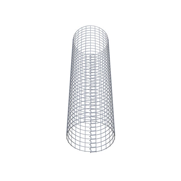 Gabionensäule Durchmesser 42 cm MW 5 x 5 cm rund - Höhe: 150 cm