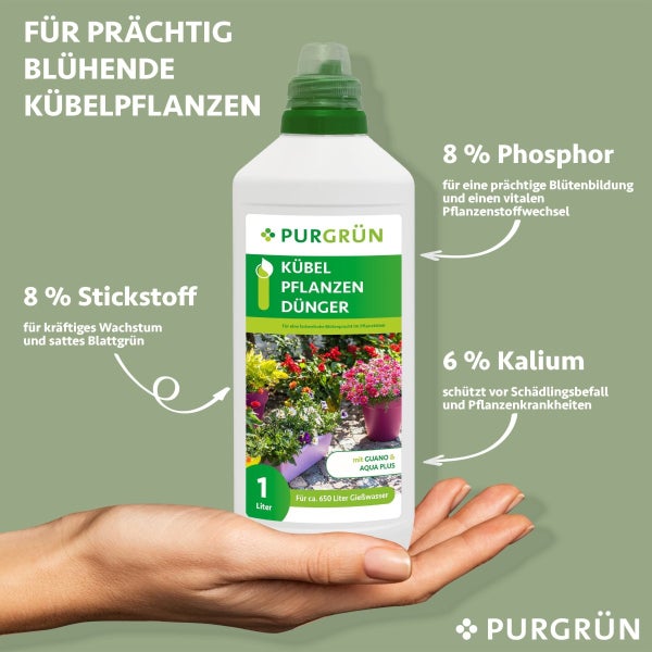 Purgrün Kübelpflanzendünger 1 Liter