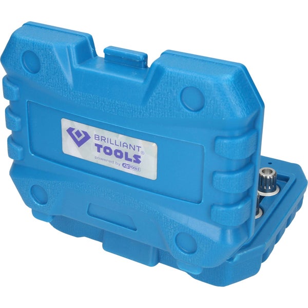 Brilliant Tools Werkzeugsatz in blauem Kunststoffkoffer