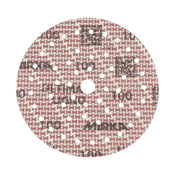 Mirka Ultimax Ligno Ø 150mm Schleifscheiben Klett Multifit / Korn  100 / 100 Stück / Multi-Lochung / zum Schleifen von Holzoberflächen