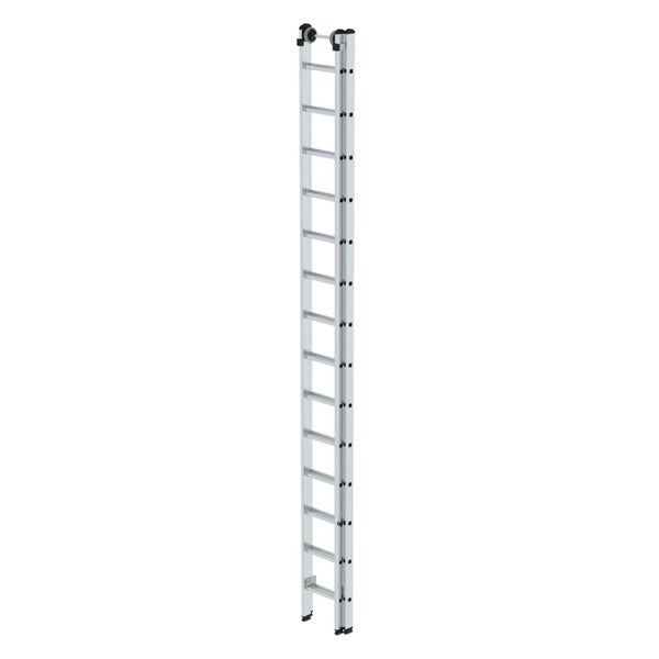 PROREGAL Sprossen-Schiebeleiter 2-Teilig Ohne Traverse 2 x 16 Sprossen