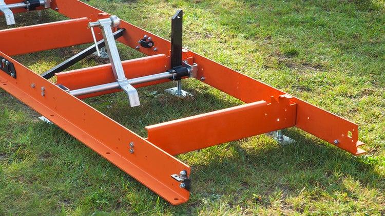 Wood-Mizer LX50SUPER - Sägewerk mit 5,5 kW Elektromotor - 3,8m Schnittlänge - verlängerbar