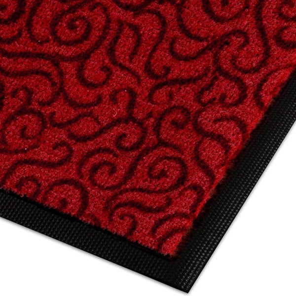 FLOORDIREKT Sauberlaufmatte Brasil - Türvorleger Individuell einsetzbar - 90 x 150 cm - Rot