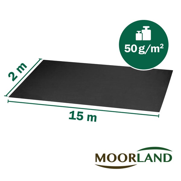 Gardur Unkrautvlies 200x1500cm Schwarz