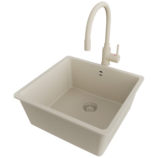 Spültisch mit Wasserhahn