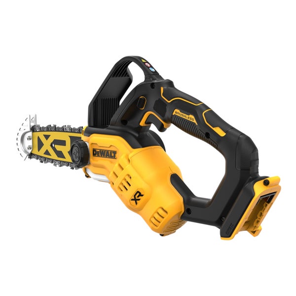 DeWalt Akku-Astsäge mit bürstenlosem Motor, XR-Serie, kompakte Einhand-Kettensäge für die Baumpflege.