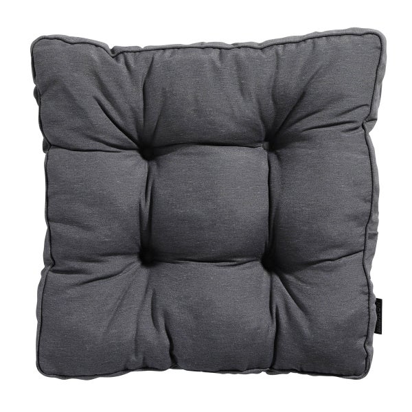 Sitzkissen Florance Panama grau - Ca. 47x47 cm - 4er-Set