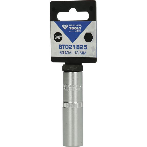 BRILLIANT TOOLS 3/8 Sechskant-Stecknuss lange Ausführung 13 mm - BT021825