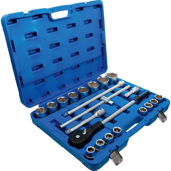 BGS Steckschlüssel-Satz Antrieb 20 mm (3/4) 21tlg. - 1207
