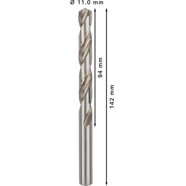 Bosch PRO Metal HSS-G Spiralbohrer 11 x 94 x 142 mm - 2608595079