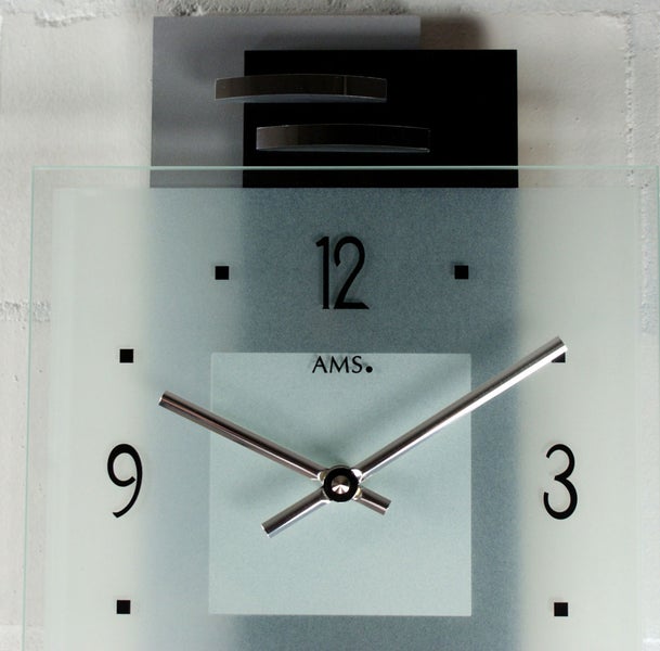 AMS 9245 Wanduhr Topseller, geräuscharmes Uhrwerk