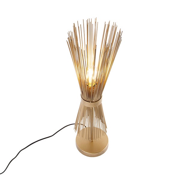 Tischleuchte aus Metallstäben
