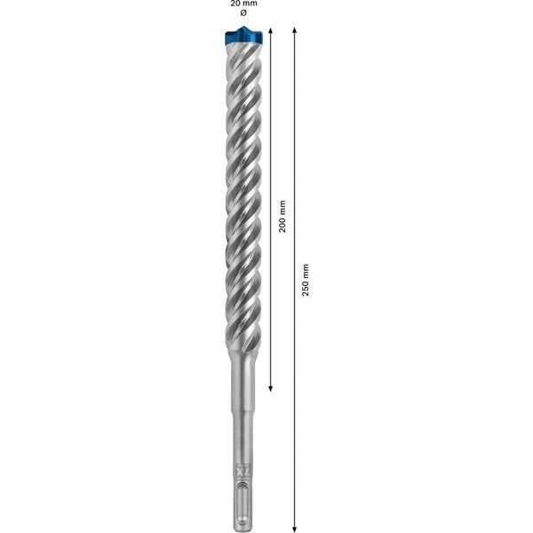 Bosch Expert SDS plus-7X Hammerbohrer 20 x 200 x 250 mm - 2608900142