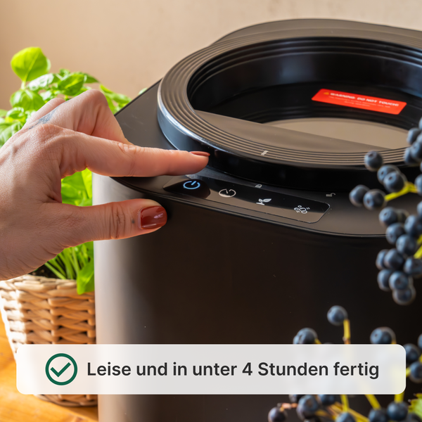 WeEarth Elektrischer Küchenkomposter (Schwarz)