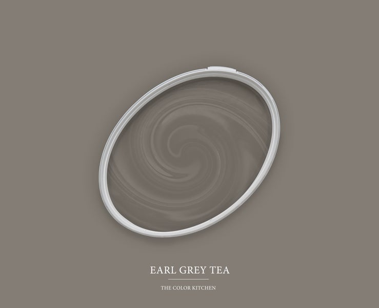 Farbmuster der Wandfarbe Earl Grey Tea von The Color Kitchen.