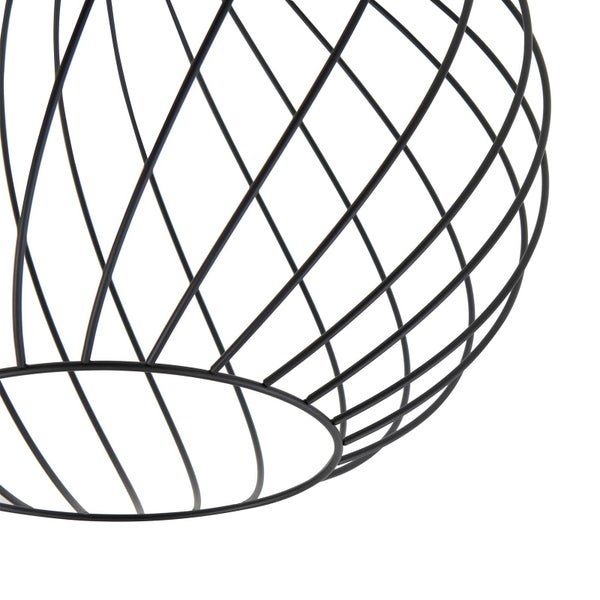 Lindby Deckenlampe Danika (Modern) in Schwarz aus Metall (1 flammig, E27) - Deckenleuchte Lampe Wohnzimmerleuchte