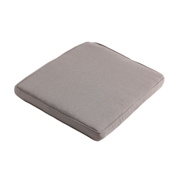 Sitzkissen Geflecht Panama taupe - ca. 48x48 cm - 4er-Set