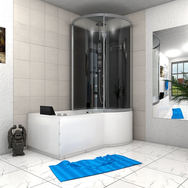 Whirlpool Wanne Duschkabine sw K50-L31-WP-EC 170x1