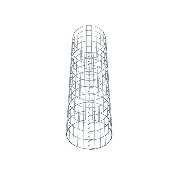 Gabionensäule Durchmesser 37 cm, MW 5 x 10 cm rund - Höhe: 1,40 m