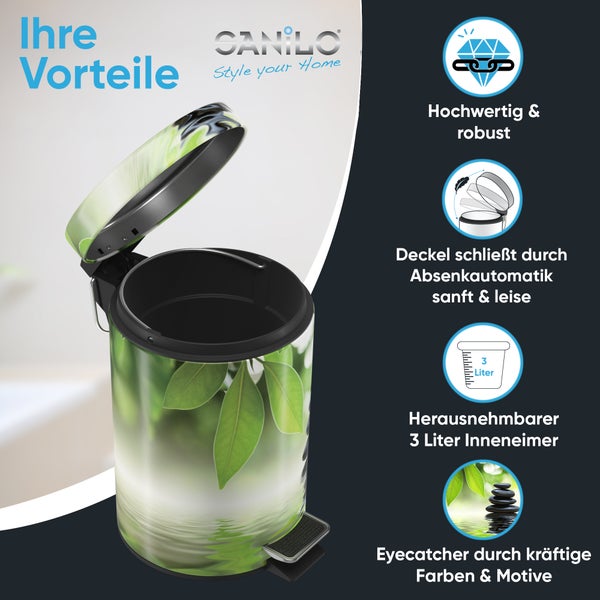 Sanilo Kosmetikeimer 3L mit Absenkautomatik Harmony