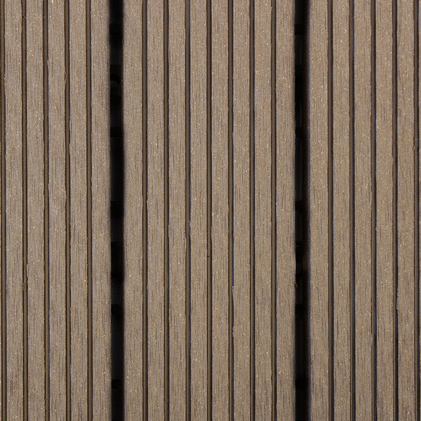 FLOORDIREKT WPC Klickfliesen Royal - für Balkon und Terrasse 30 x 30 cm - Dunkelbraun 11er-Set 1 m²