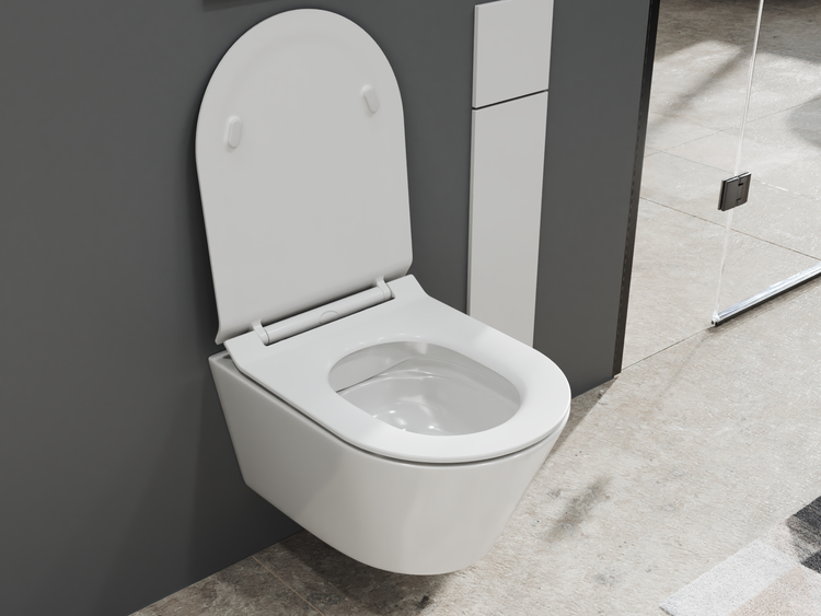 SSWW Design Hänge-WC CT2070V – Spülrandlos – Keramik – Softclose-Sitz