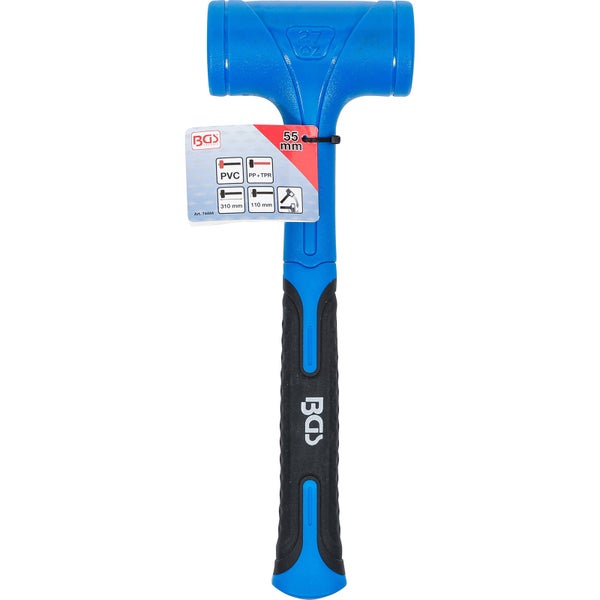 BGS Gummihammer mit PVC und Thermoplastischem Elastomer, 310 mm Länge