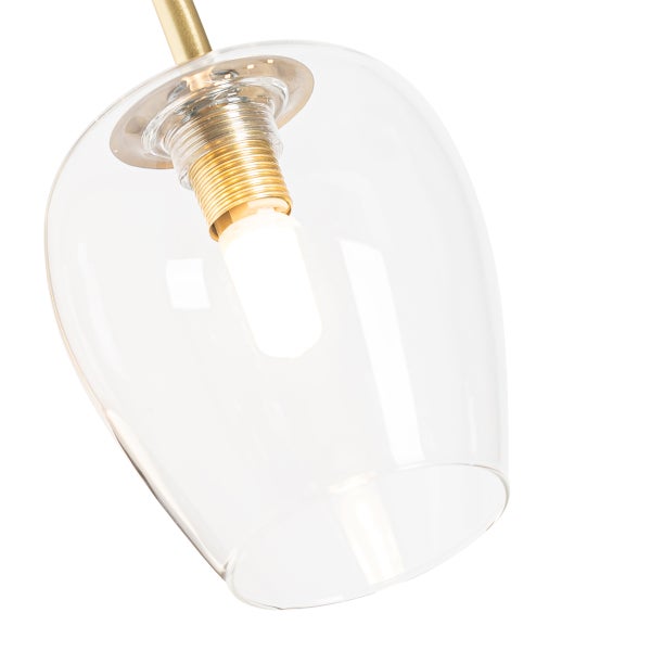 Pendelleuchte mit Glasschirm