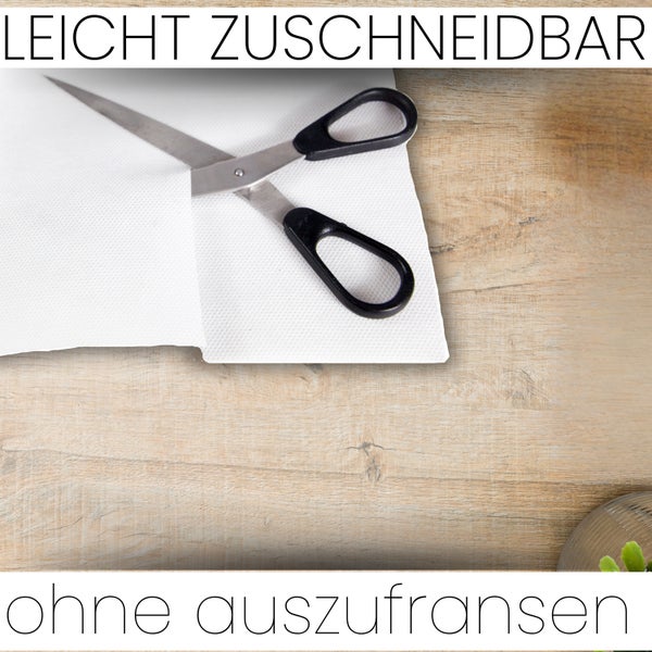 Sensalux Tischdeckenrolle 40m lang aus stoffähnlichem Vlies, 1,18 m x 40 m Weiß