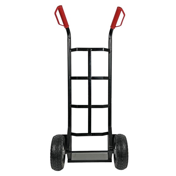 Profi Sackkarre HBH TK320PU – 320 kg Tragkraft, Vollgummireifen, Stahlrahmen, Transportkarre für Werkstatt & Baustelle