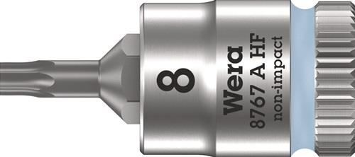 Wera Steckschlüsseleinsatz 8767 A HF TORX 1/4 T8 Länge 28 mm - 5003360001