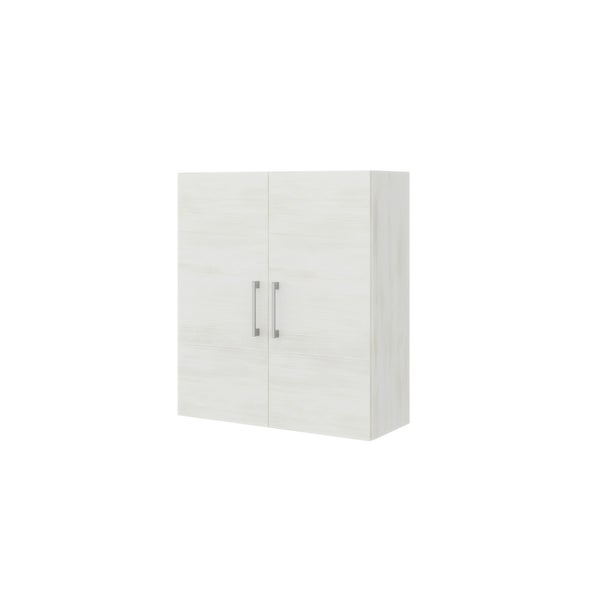 Wandschrank mit zwei Türen und Griffen