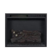 Elektrischer Kamineinsatz mit Holzscheit-Nachbildung