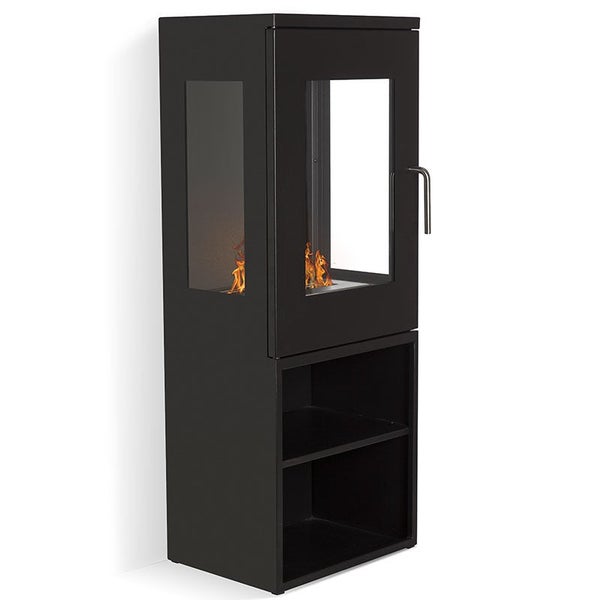 Ethanolkamin mit Stauraum für Innenräume