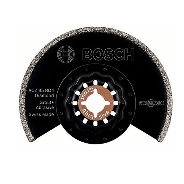 Bosch DIY Diamant Segmentsägeblatt Mörtel und Fliesenkleber für Multifunktionswerkzeuge Starlock (ACZ 85 RD4) - 2609256972
