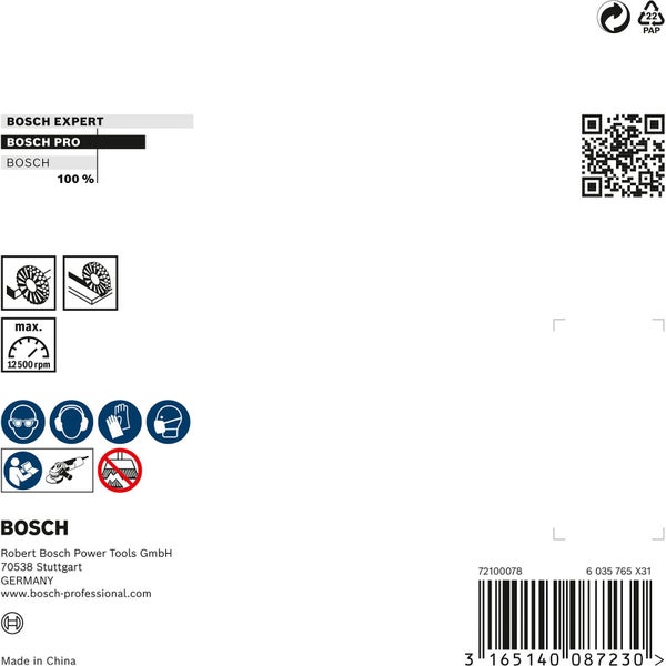 Bosch PRO Metal clean Kegelbürste 100 x 0,30 mm Gewinde - 2608622057