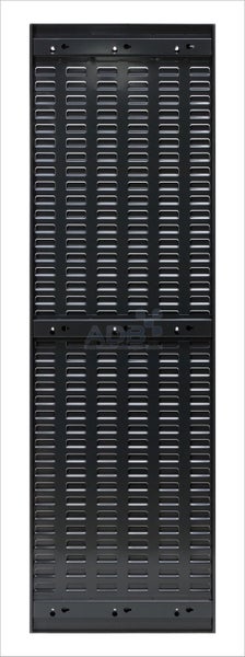 PROREGAL Orthogonale Schlitzplatte HxB 148,2 x 45,6 cm Anthrazitgrau