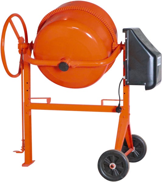 Betonmischer SIRL ECOPRIME B150 – Profi-Zementmischmaschine 145L mit 850W Motor & Gusseisen-Zahnkranz