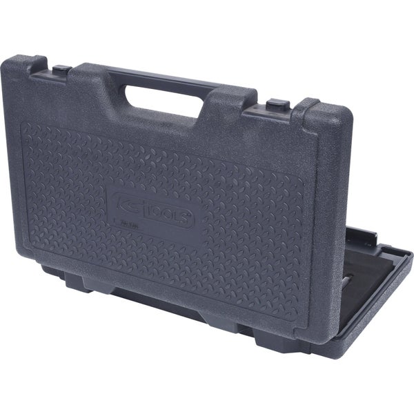 Werkzeugkoffer aus Kunststoff, leer und geöffnet, mit KS Tools Logo