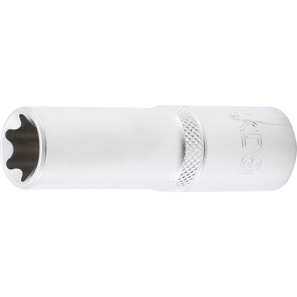 BGS Steckschlüssel-Einsatz E-Profil tief Antrieb Innenvierkant 12,5 mm (1/2) SW E18 - 6448