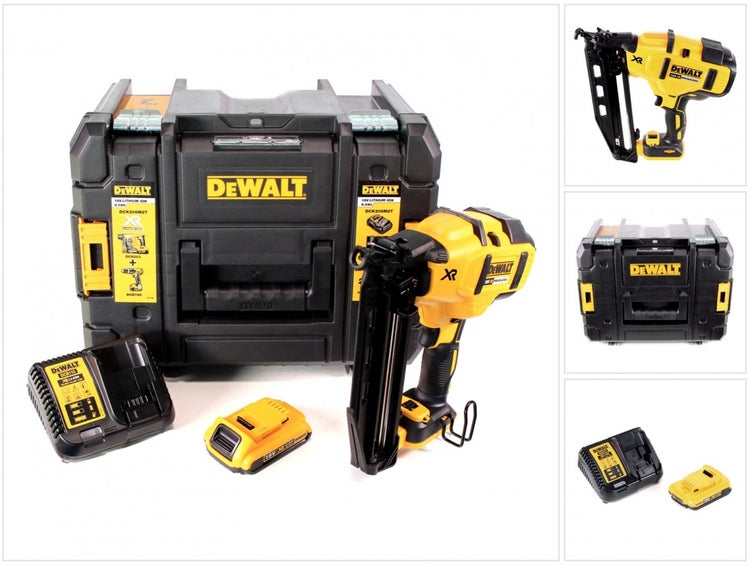 DeWalt Akku Nagler Set mit Koffer, Ladegerät und Akku