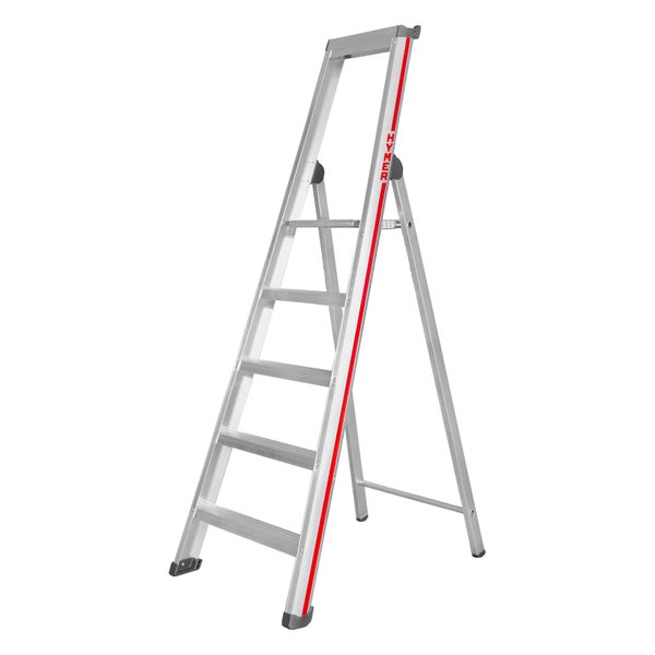 Aluminium-Stufenleiter mit fünf Stufen