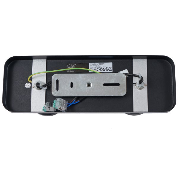 Rückansicht der QAZQA Deckenleuchte zur Montage